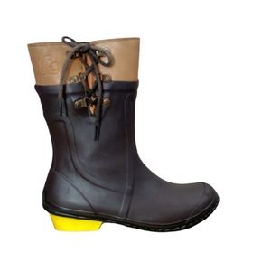 Womens Sorel Conquest Carly Glow Rain Boots Size 8.5 EUC